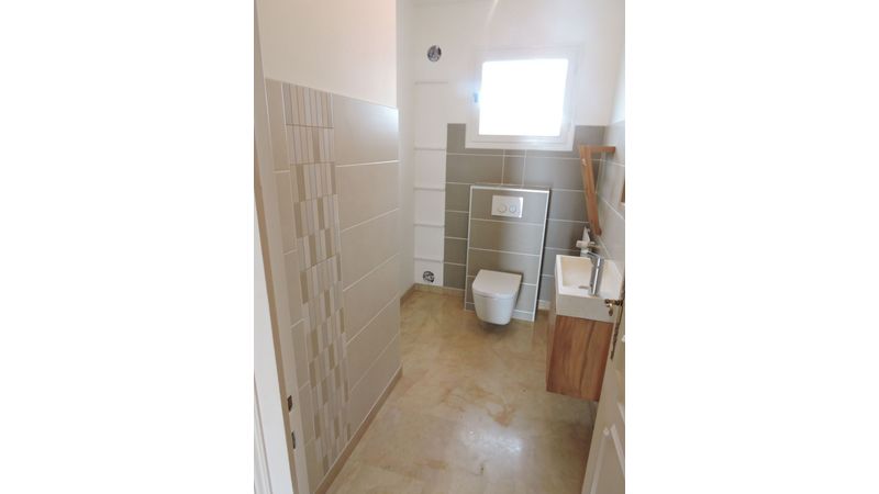 Rénovation de toilettes sur Rives