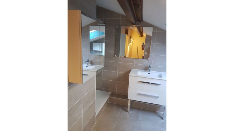 Création d'une salle de bain à Moirans
