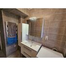 MEUBLE PLAN VASQUE + ARMOIRE DE TOILETTE + COLONNE