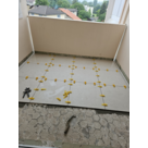 balcon en cours de réalisation