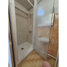 douche + porte pivotante
